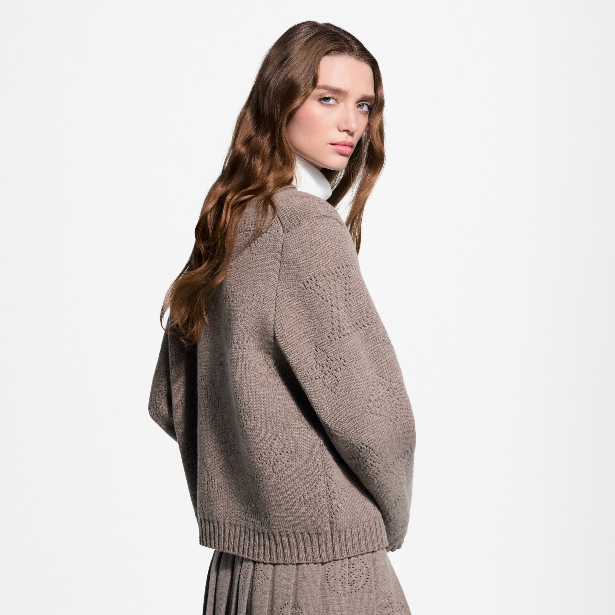 Double-Breasted Mahina Knit Cardigan - Ready-to-Wear | LOUIS VUITTON